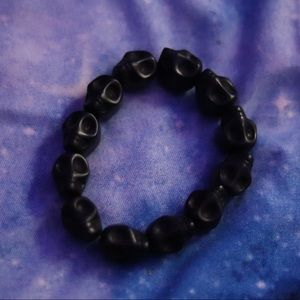 Plastic skull bracelet